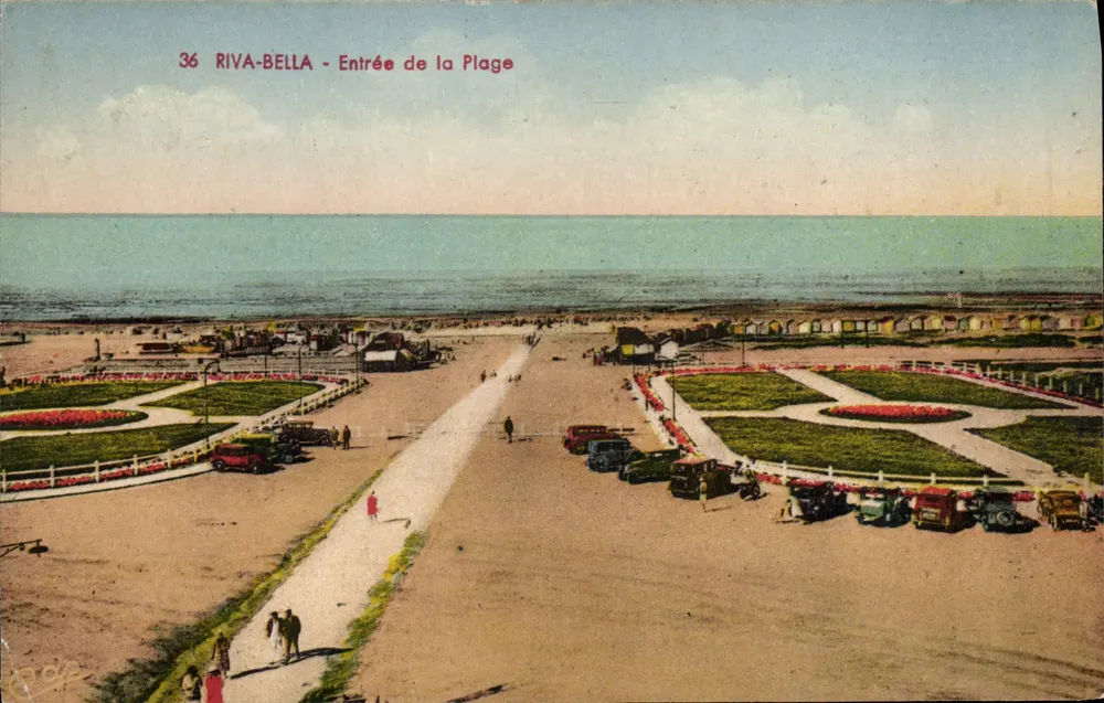Riva-Bella - Entrada da Praia — editor C° das Artes Fotomecânicas, n° 36 - Frente
