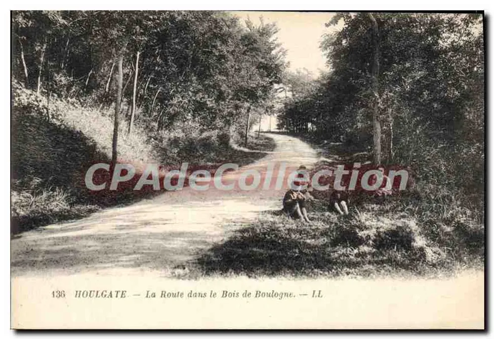 Houlgate — Die Straße durch den Bois de Boulogne — I.L. — n°136 - Vorderseite