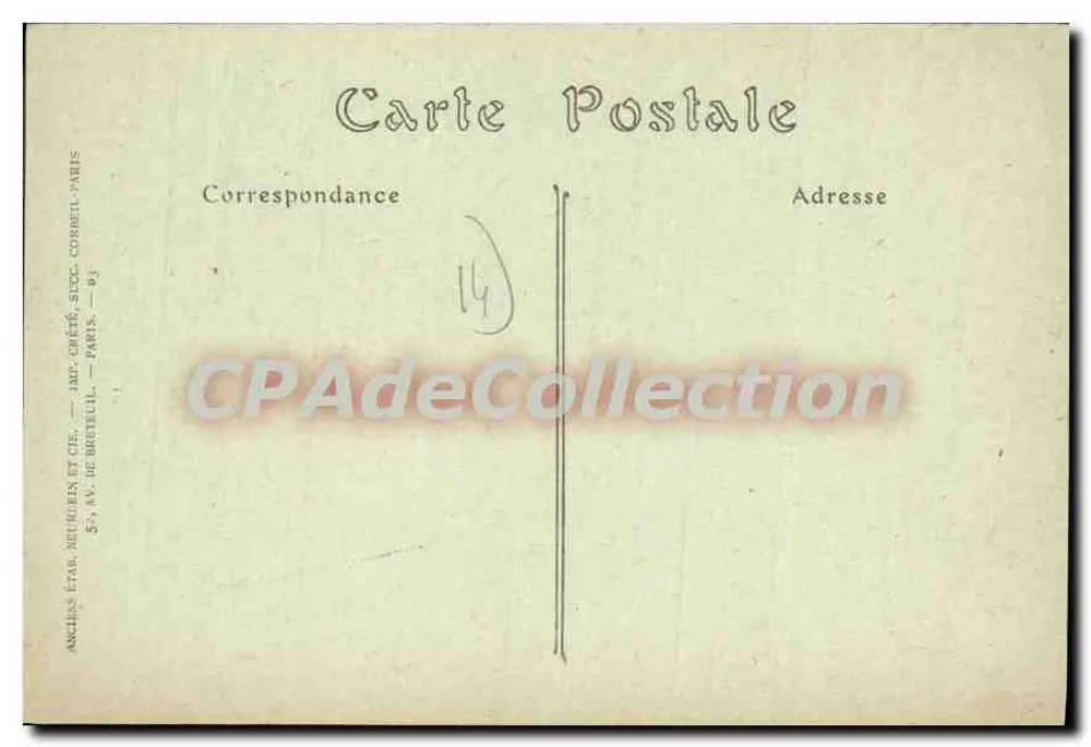 Houlgate (Calvados) — Die Straße der Bäder — NDH Phot. - Rückseite
