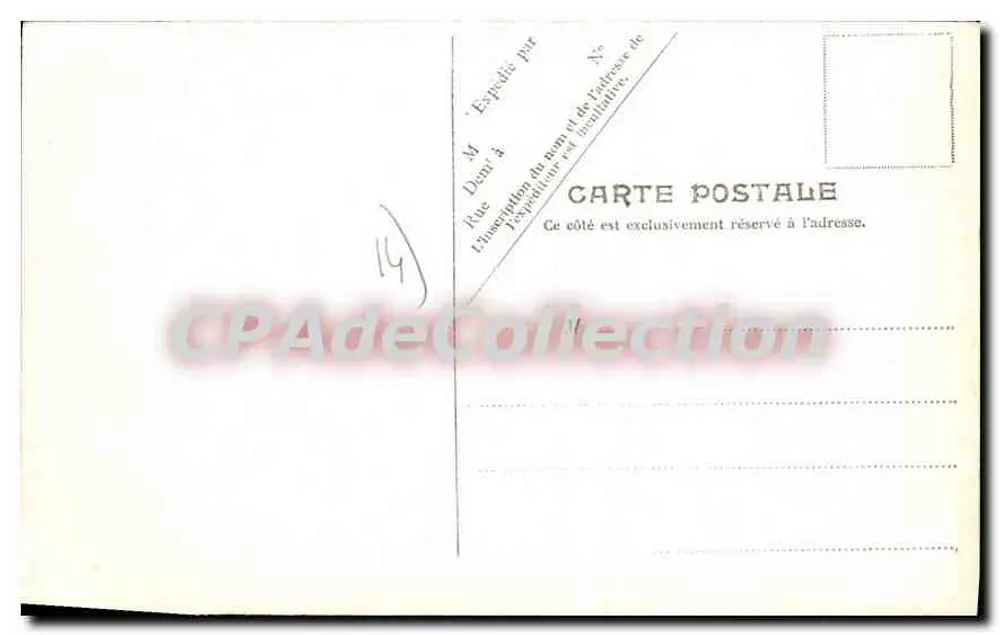 Trouville — Abfahrt des Dampfschiffes von Havre — V.P. Parka Nr. 46 - Rückseite