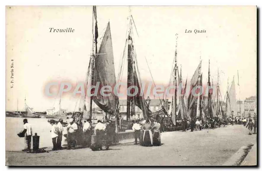 Trouville — Os Quais — V. E. Paris No. 8 - Frente