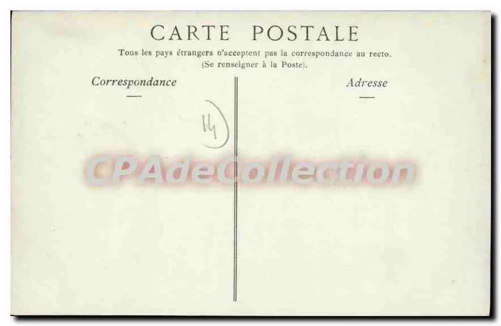 Trouville-sur-Mer — Ansicht der Piers zum Zeitpunkt der Flut — Sammlung ND. Fotografie - Rückseite