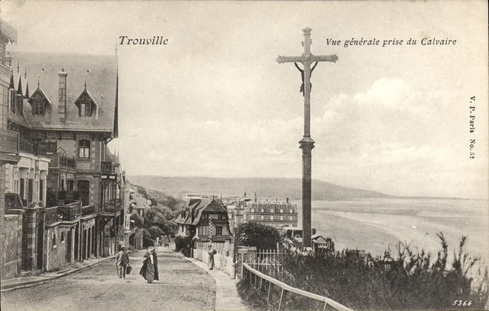 Trouville — Allgemeiner Blick vom Calvaire — V.P. Paris Nr. 5366 - Vorderseite