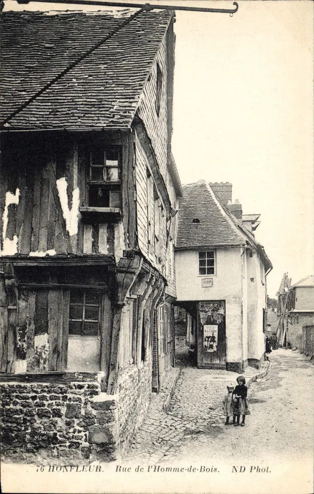 Honfleur — Rue de l'Homme-de-Bois — ND Phol. - Frente