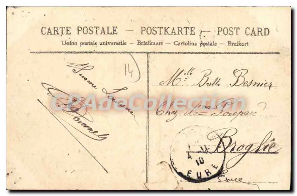 Lisieux — Praça Victor-Hugo — Coleção R. F. - Verso