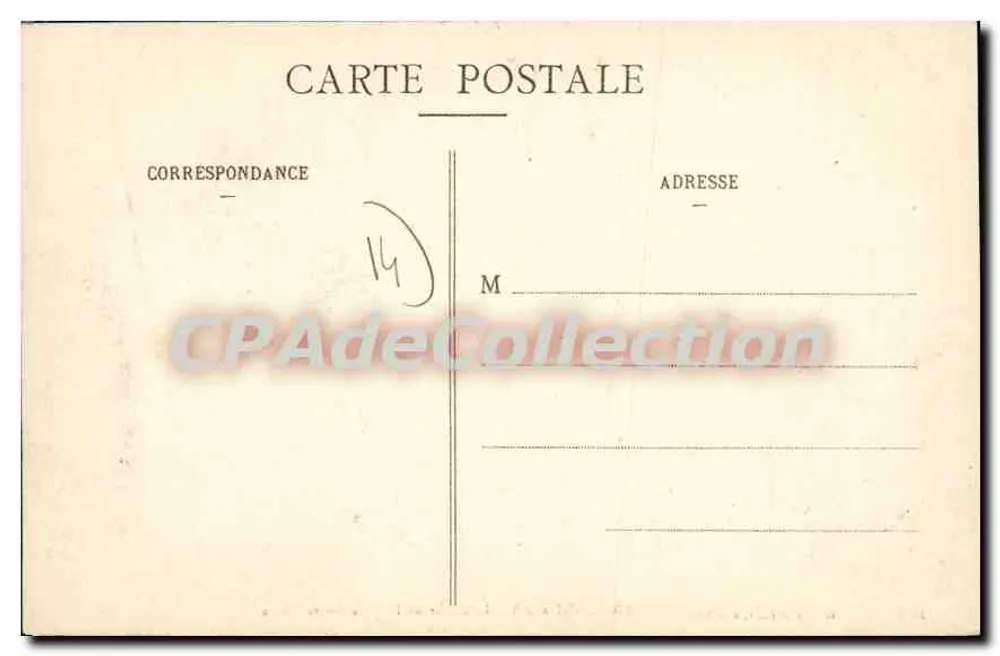 Orbec (Calvados) - Innenansicht der Kirche Notre-Dame — Verlag E. Robert, Buchhändler in Orbec - Rückseite