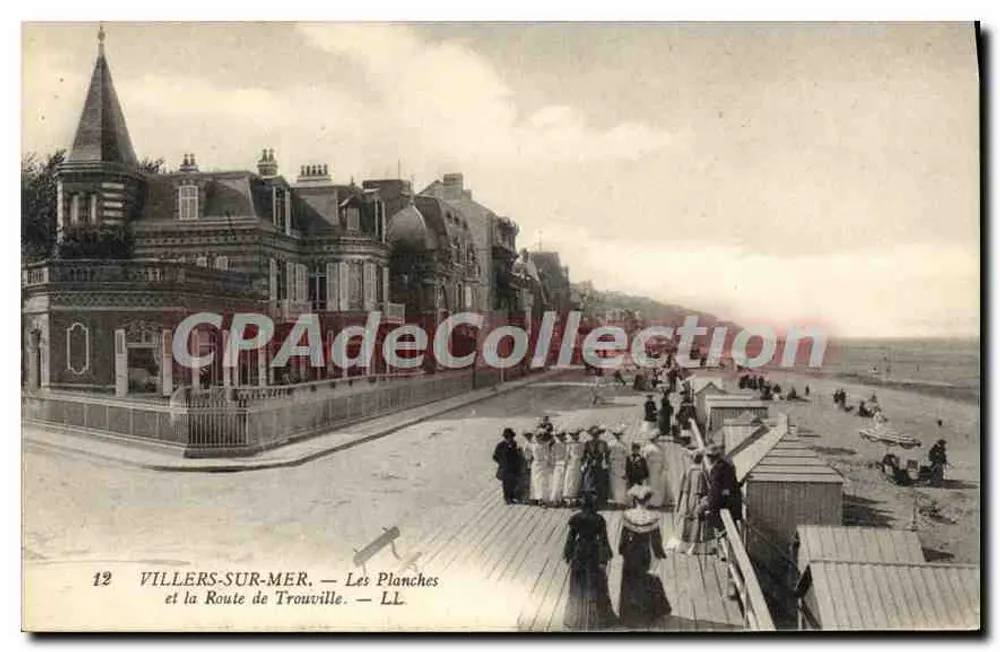 Villers-sur-Mer — Les Planches und die Route de Trouville — LL - Vorderseite