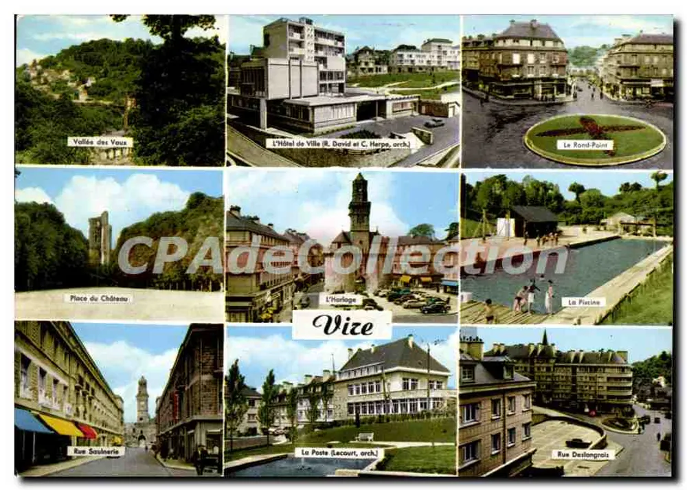 Vize — Vue panoramique — Cie des Arts Phonotoniques, n° 1562 - Recto