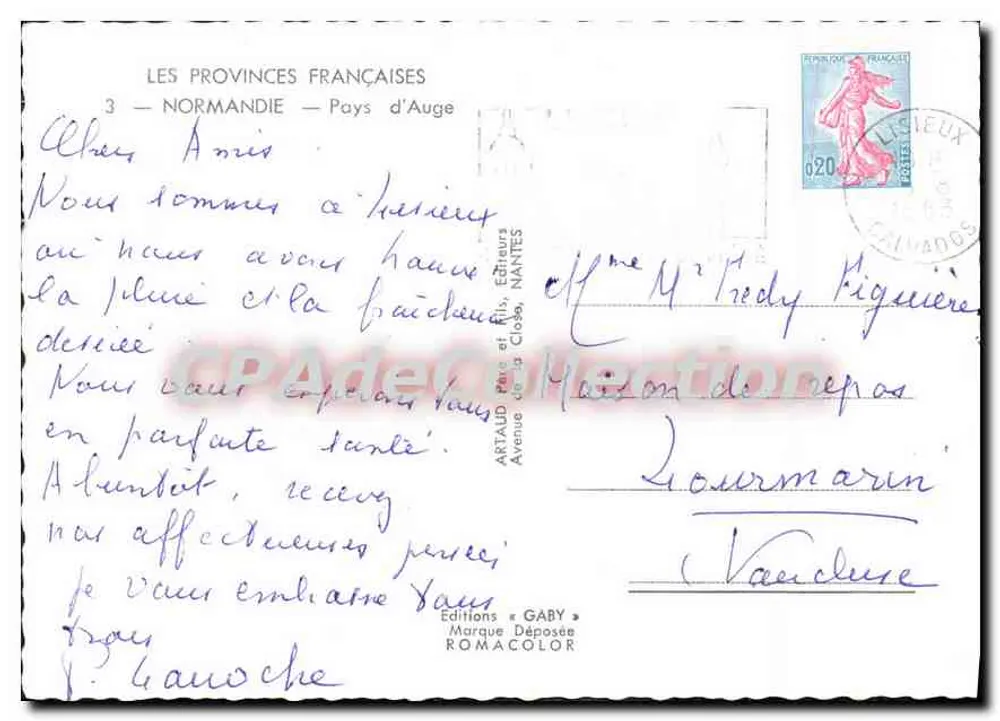 Normandie — Pays d'Auge — Éditions Gaby - Rückseite