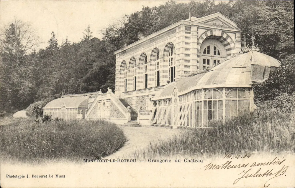 Montfort-le-Rotrou — Orangerie des Schlosses — Phototypie J. Bouveret Le Mans - Vorderseite