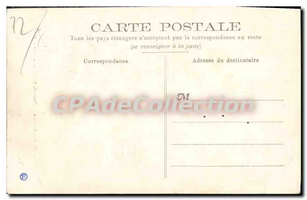 Montfort-le-Rotrou — Park des Schlosses — Park und Chalet — Phototype J. Bouveret, Le Mans - Rückseite