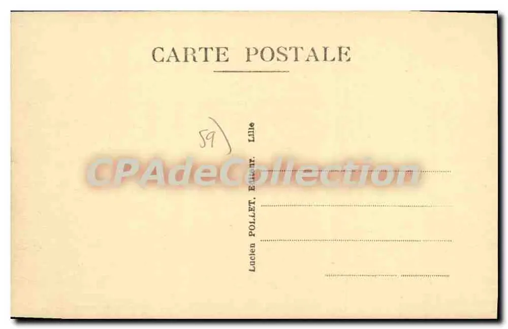 MALO-les-BAINS — Gruppe von Schwimmern — L.P. 40 - Rückseite