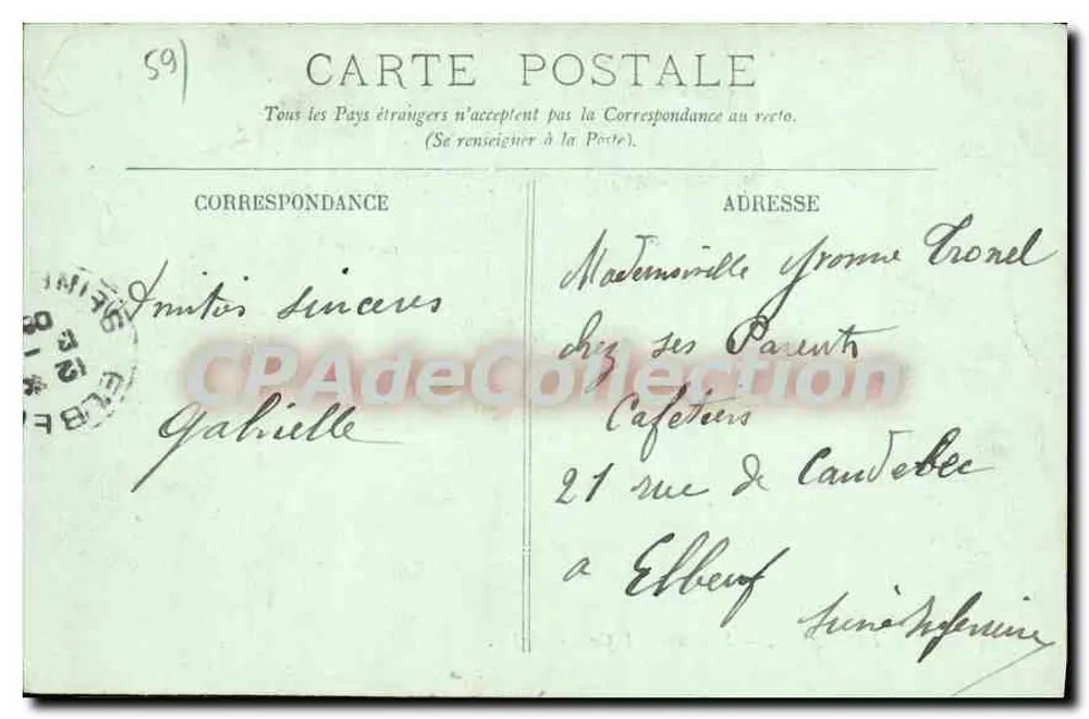 MALO-LES-BAINS — La Place et le Casino — LL. - Verso