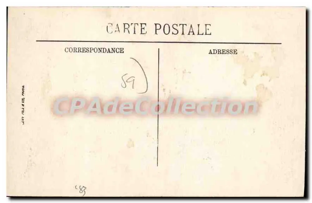 Malo-les-Bains — La Place Turenne — Decoutier, Dunkerque - Verso