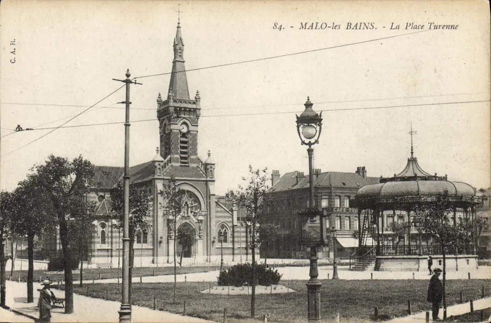 MALO-les BAINS - Die Place Turenne — Verlag C.A.R. n°84 - Vorderseite
