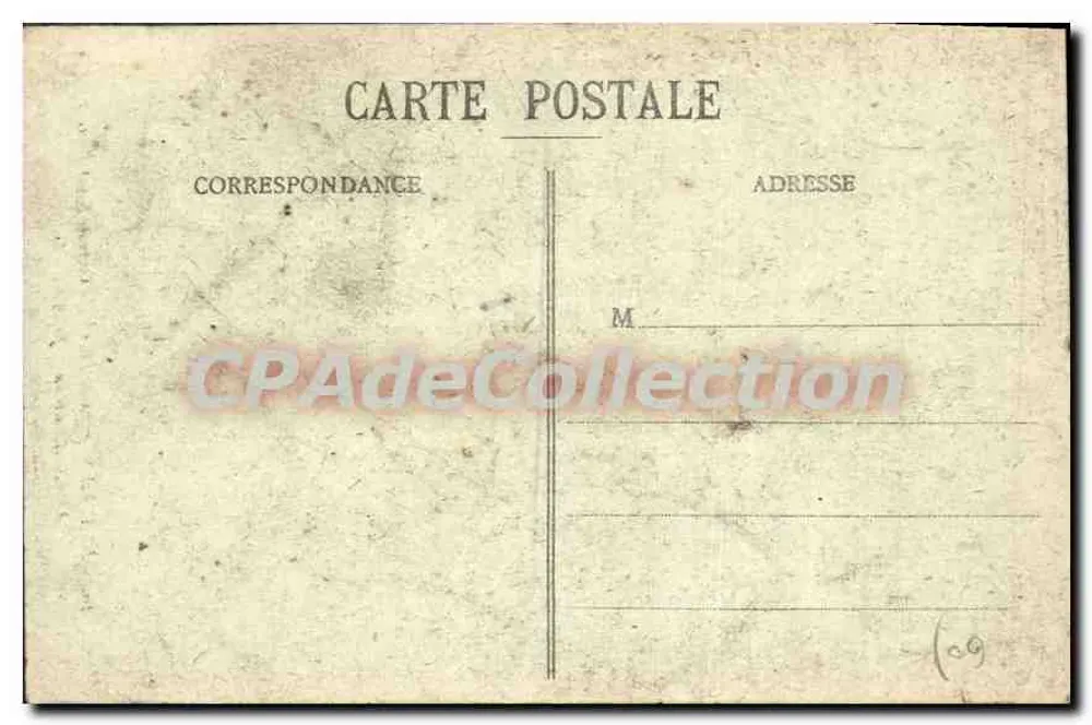 Beauvais gebombardeerd (1918) — Ouvroir Saint-Vincent — M. G. - Achterkant