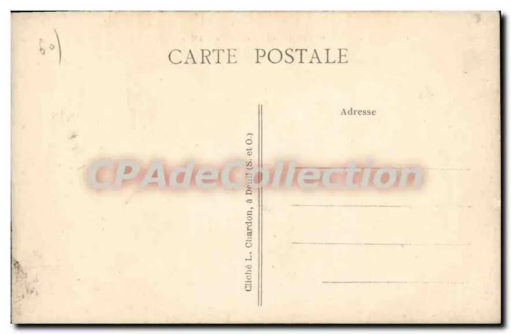 Ermenonville (Oise) — O Castelo - Verso