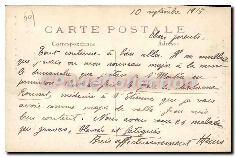 Saint-Just-en-Chaussée (Oise) — Das Rathaus — Verlag H. Sarrazin, Möbel - Rückseite