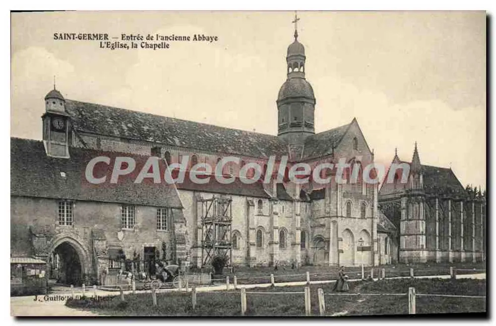 Saint-Germer - Eingang zur alten Abtei — J. Guittion, Verlag - Vorderseite