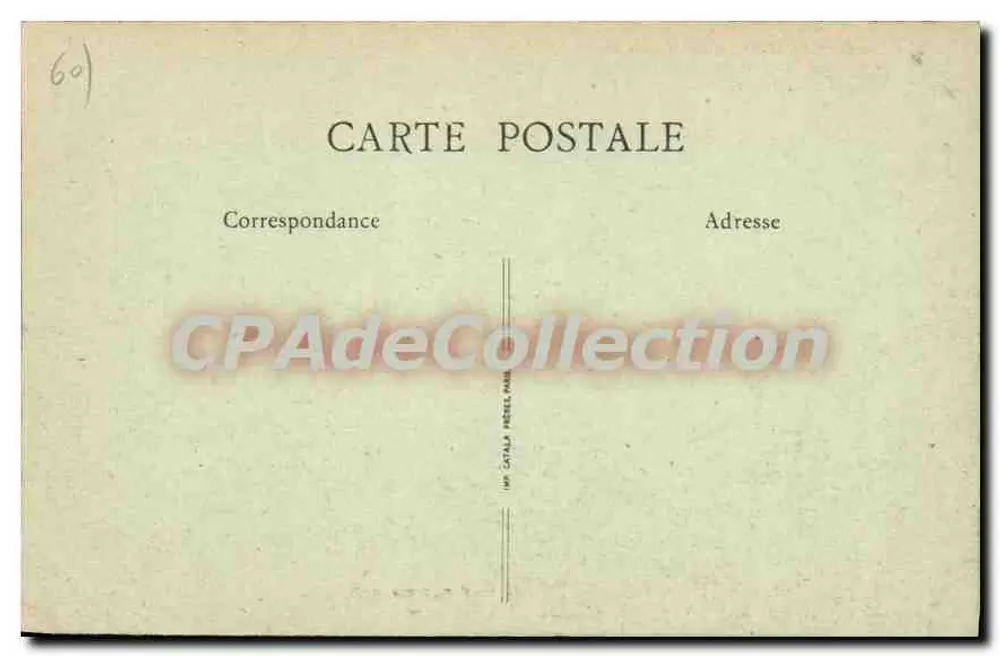 Senlís (Oise) — Vista Geral — Imp. Catala, Paris - Verso