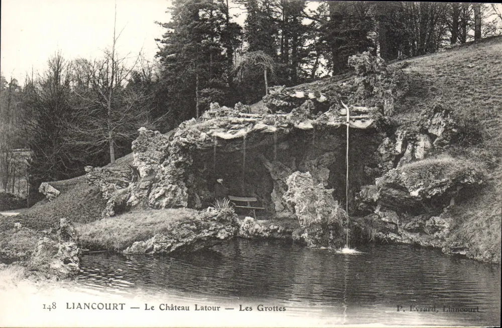 Liancourt — Schloss Latour — Die Höhlen — P. Evrard, Liancourt - Vorderseite