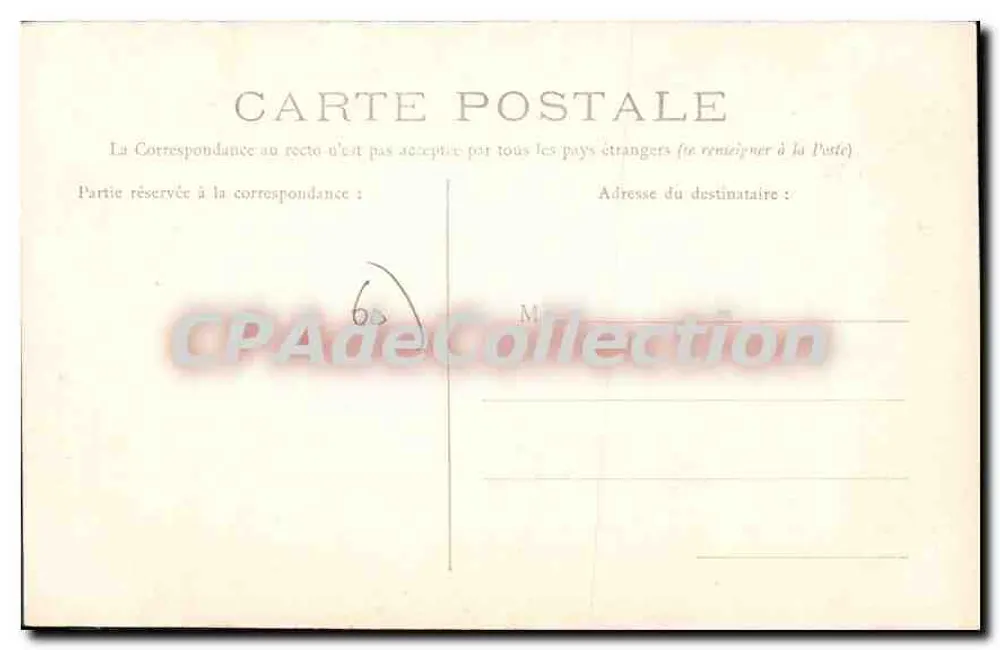 Compiègne — A Porta da Capela — Edição Nouvelles Galeries, n°68 - Verso