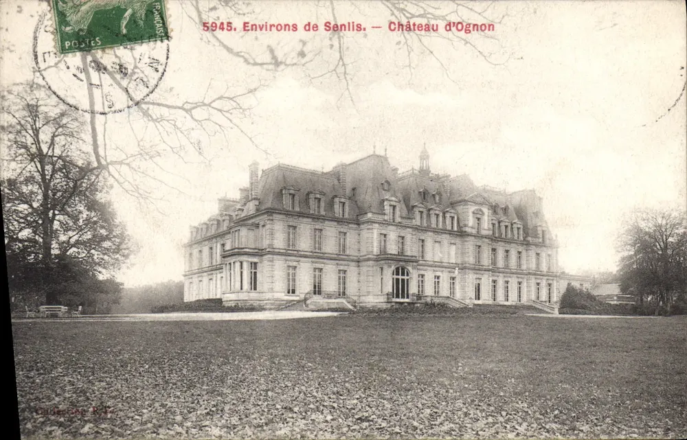 Arredores de Senlis — Castelo de Ognon — Editor Guillebaud R.F. n°5945 - Frente