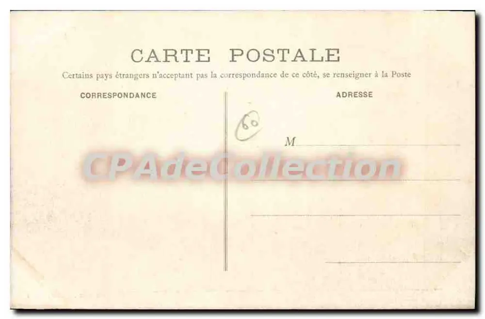 Mentjavoult (Oise) — Castillo del Bout-du-Bois — Bonrgelis, edit. Gléons (Sures) - Reverso