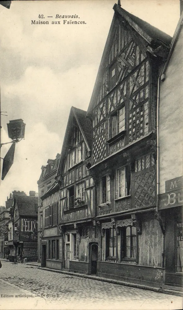 Beauvais — Maison aux Faïences — Edizione artistica, N° 42 - Recto