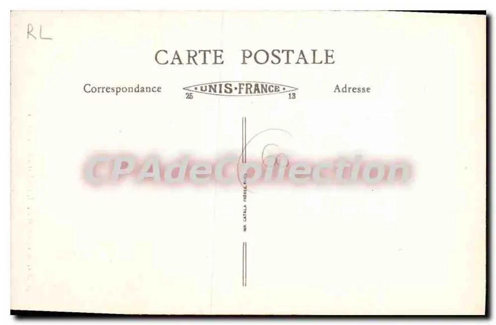 Chaumont-en-Vexin (Oise) — Überblick vom Gipfel der Kirchturms — J. Bourgeit, Verlag, rue Cappécille, Cisors - Rückseite