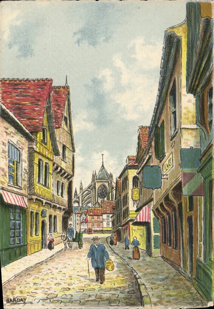 Beauvais — A antiga rua da Manufatura — Barday - Frente