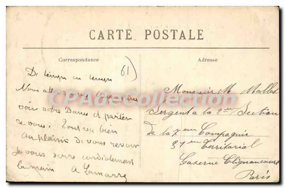 Alençon — La Place d'Armes — L. B. - Verso