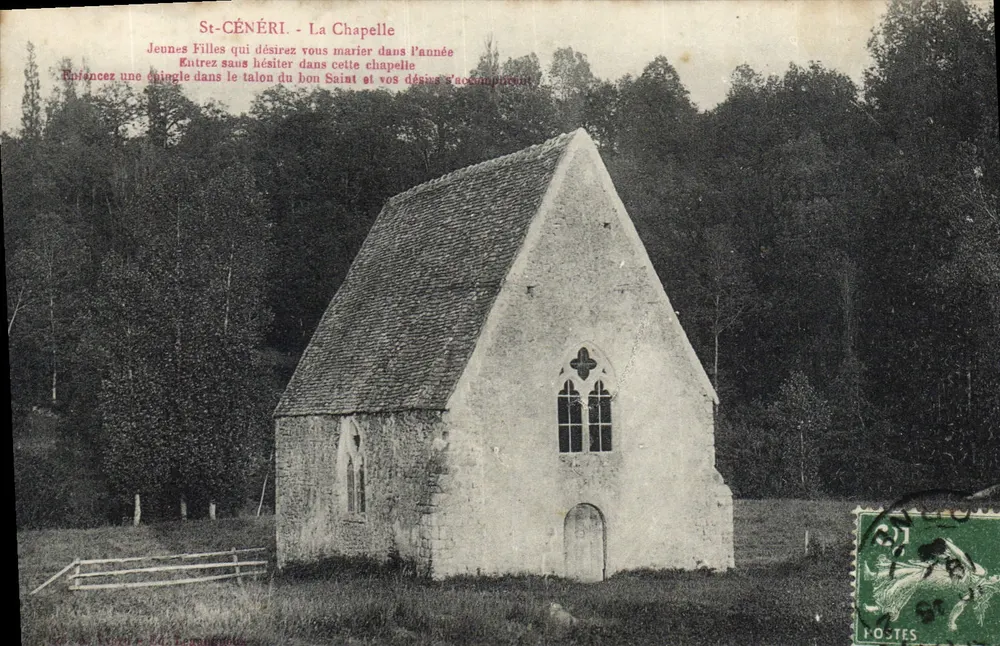 St-Cénéri - A Capela — editor A. Lepage & Fils, n° 107 - Frente