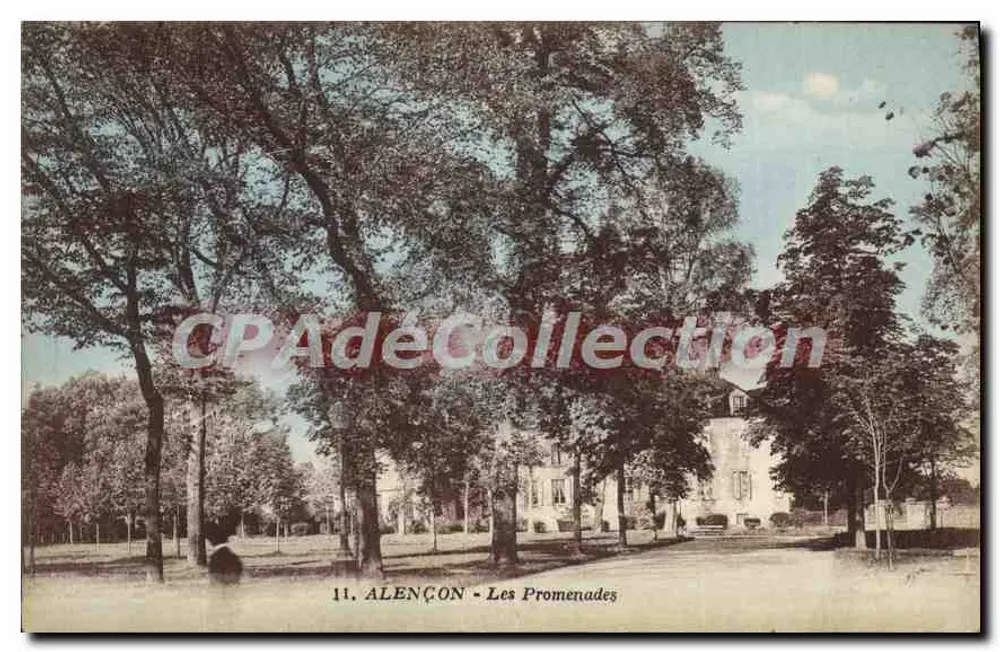 Alençon - As Promenades — Ed. Brissard, n°11 - Frente