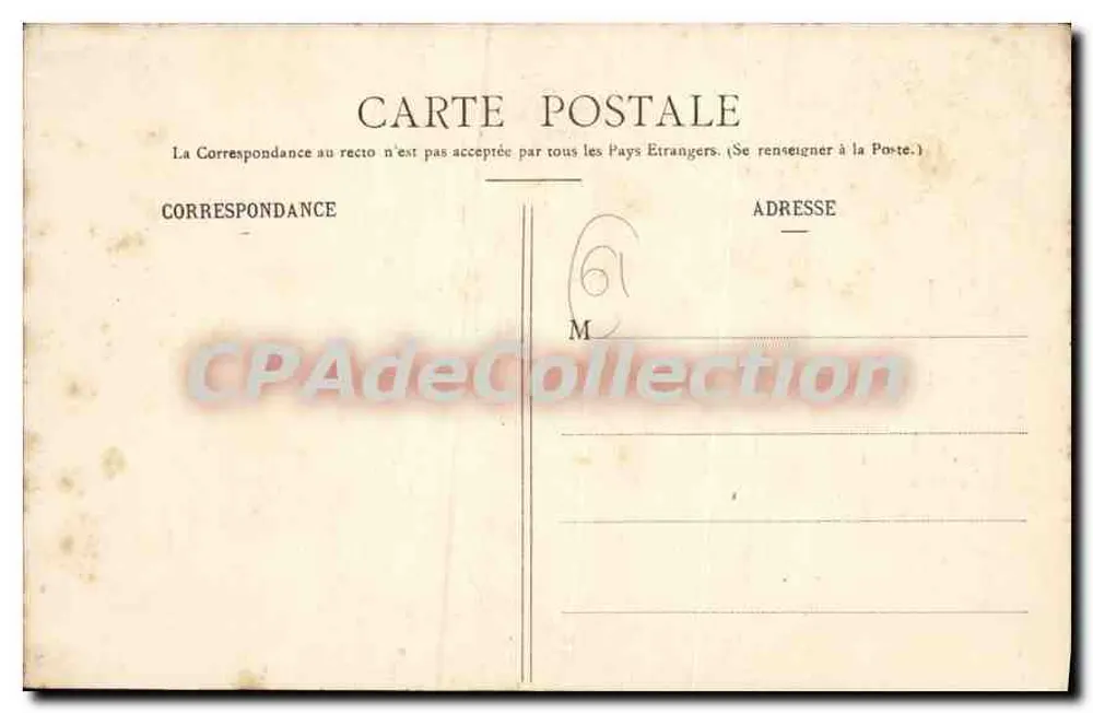 La Chiesa di San Martino — Laigle (Orne) — Editore E. Pasmons, N° 4 - Verso