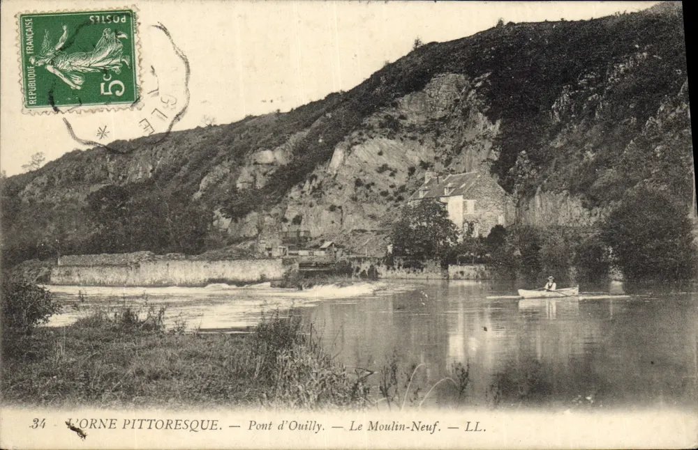 L'Orne pittoresque — Pont d'Ouilly — Le Moulin-Neuf — LL. - Recto