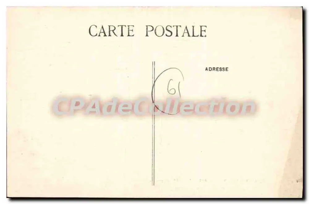 Sées (Orne) — Mutterhaus der Barmherzigkeit — Allee des Oratoriums und des Gartens — Französische Phototypie, Châlons-sur-Marne - Rückseite