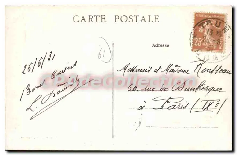 Argentan — O Ponte St-Jacques — P. Bollfin, editor, Argentan - Verso