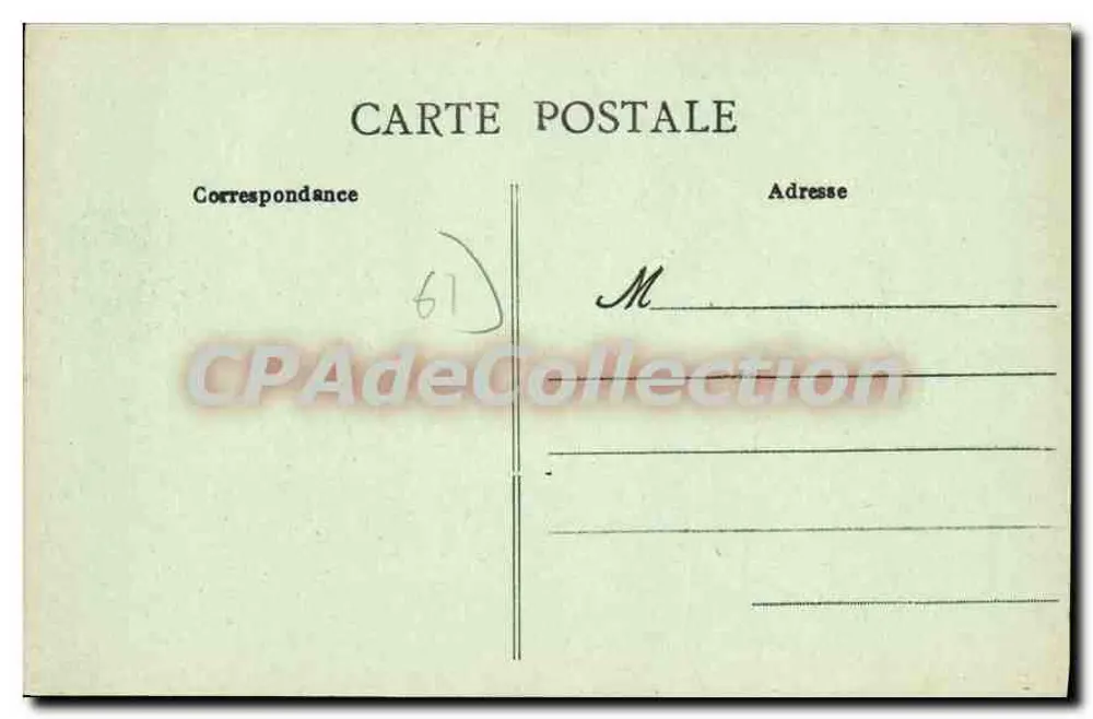 Castelo de Chailloué — Arredores de Sées (Orne) — Impressora Phototypie E. Pasquis, Laigle - Verso