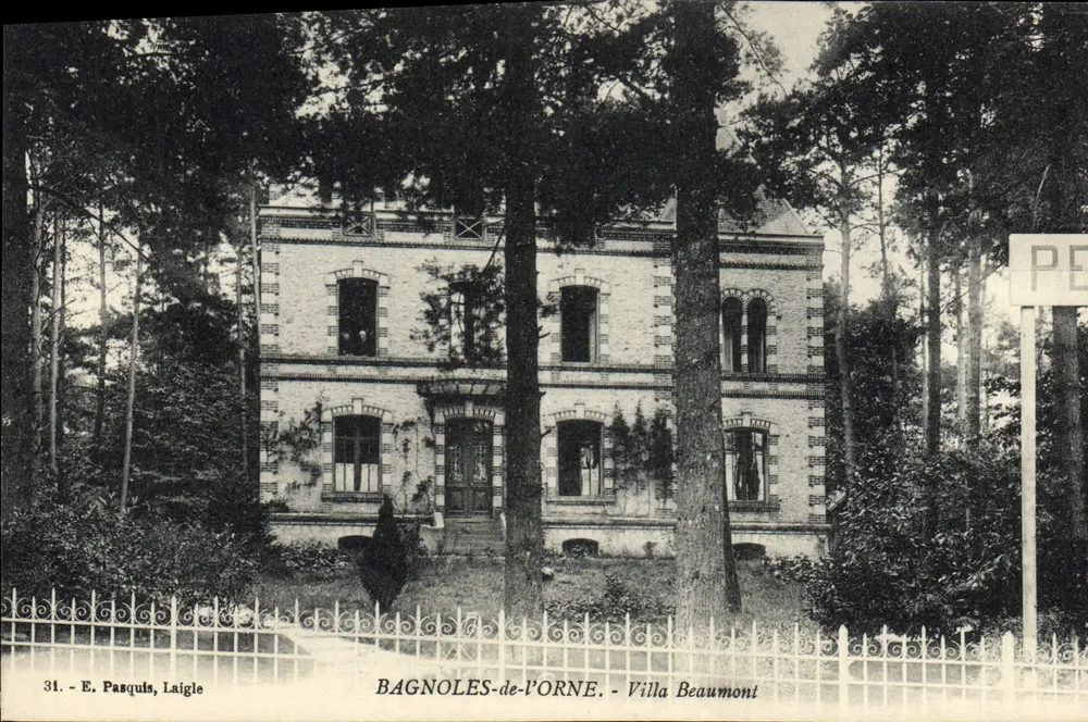 Bagnolles-de-l'Orne - Villa Beaumoni — E. Pasquis, Laigle - Frente