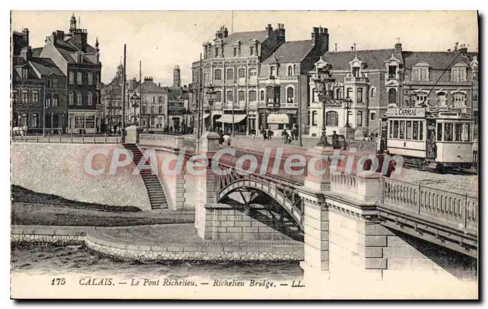 Calais — Ponte Richelieu — Richelieu Bridge — L.L. - Frente