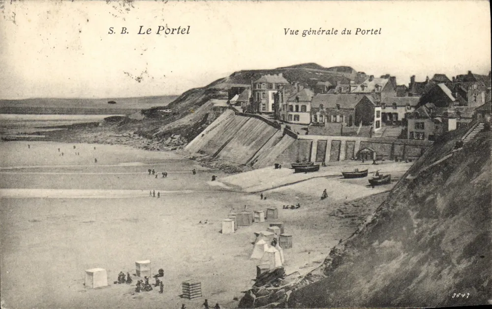 Le Portel — Allgemeiner Blick auf Le Portel — S.B. n° 3677 - Vorderseite