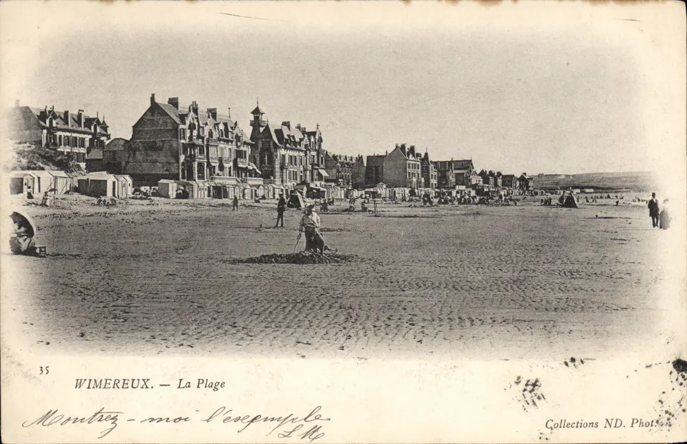 Wimereux — Plaża — kolekcje ND. Fotografie - Awers