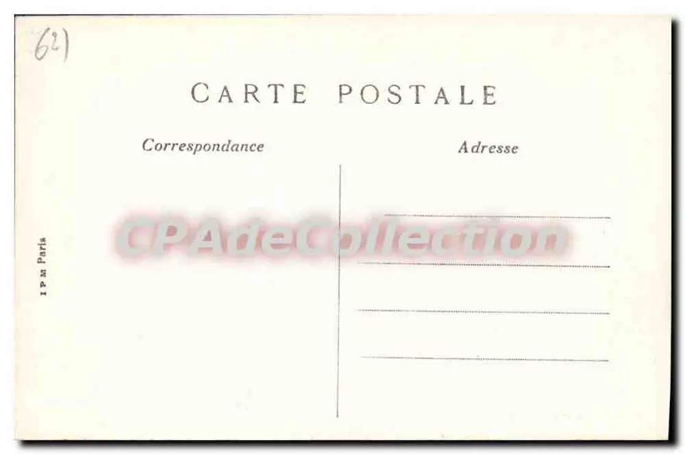Montreuil-sur-Mer — Eingang zur Zitadelle — Verlag: J. L. B. Paris - Rückseite
