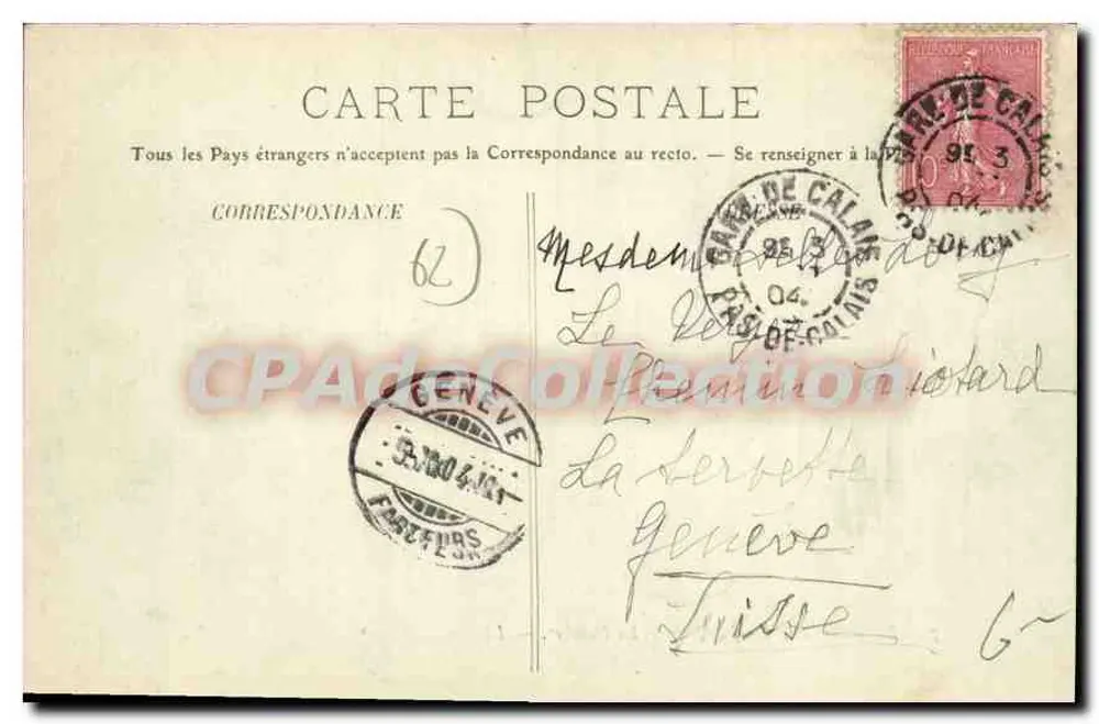 Le Portel — Die Strände und Klippen — LL. — n°37 - Rückseite