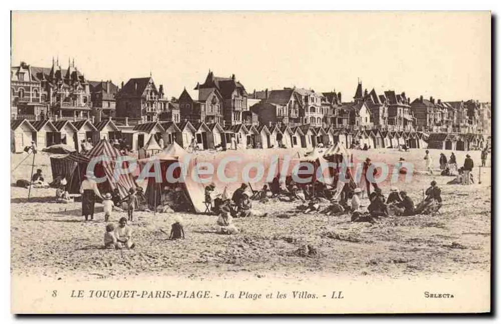 Le Touquet-Paris-Plage - Die Strandpromenade und die Villen - Selecta - Vorderseite