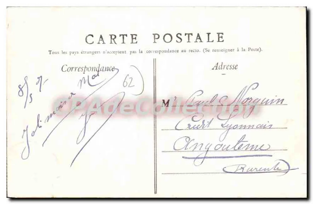Calais — O Anteporte — Edição Gram, n°41 - Verso