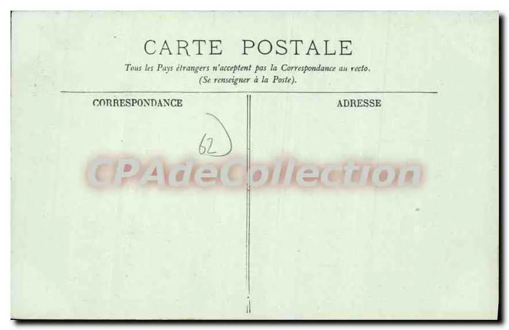 Le Portel — Vista do Forte — LL. n°345 - Verso