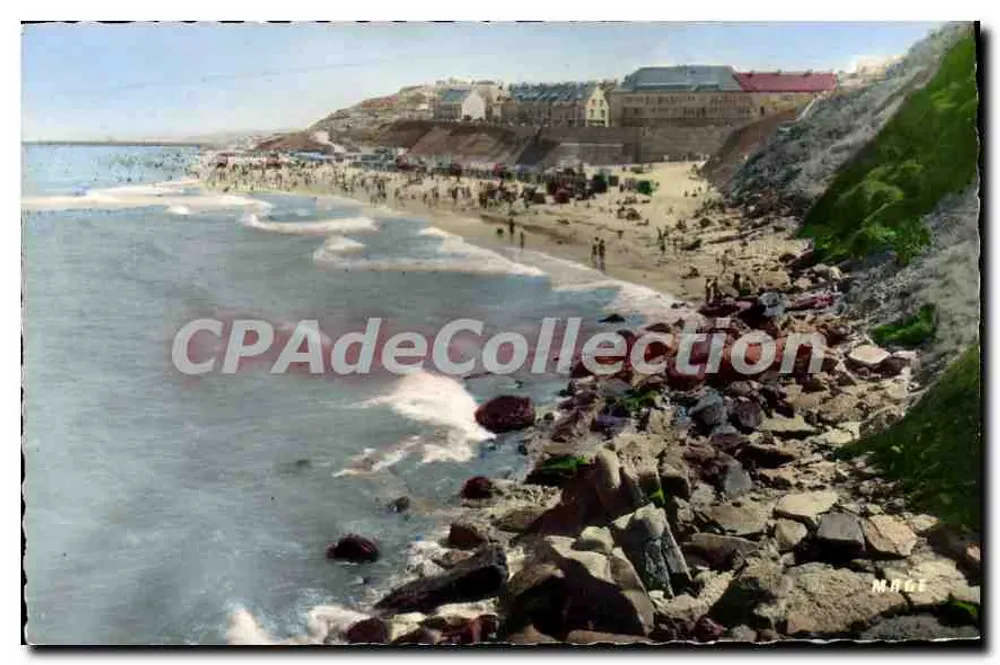 Les Rochers et la Plage à Marée Haute — Le Portel, Pas-de-Calais — NAGE - Vorderseite