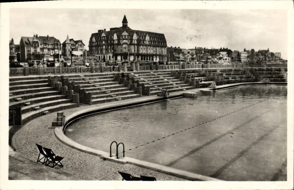 Le Touquet-Paris-Plage — A Piscina — Edição G. Réant, Paris - Frente